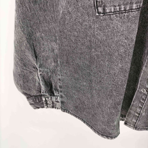 ラコレ LAKOLE ウォッシュド加工 デニムシャツ メンズ JPN:M